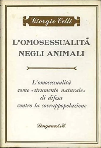 L'omosessualità negli animali.