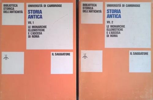 Storia Antica.  Le monarchie ellenistiche e l'ascesa di Roma.