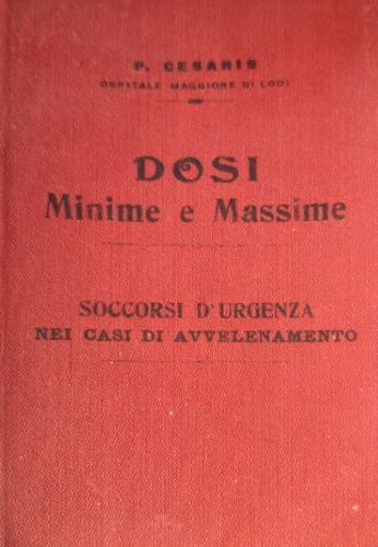 Dosi minime e massime. (2000 e più voci).