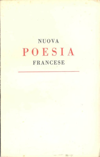 Nuova poesia francese.