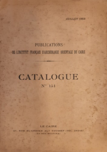 Catalogue N° 151.