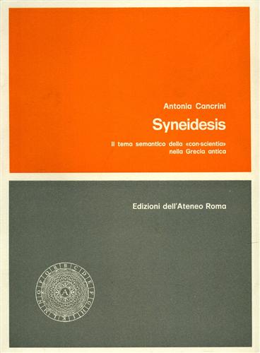 9788822209481-Syneidesis. Il tema semantico della 