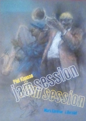 9780715387108-Jam session. Portraits of jazz and blues musicians drawn on the scene.