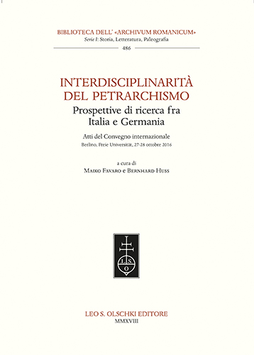 9788822265852-Interdisciplinarità del petrarchismo.