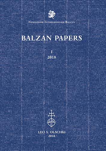 9788822265951-Balzan Papers I. 2018.