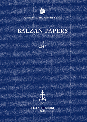 9788822266545-Balzan Papers II. 2019.