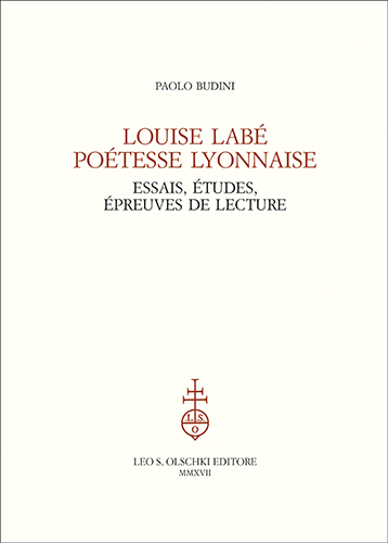 9788822265197-Louise Labé poétesse lyonnaise.