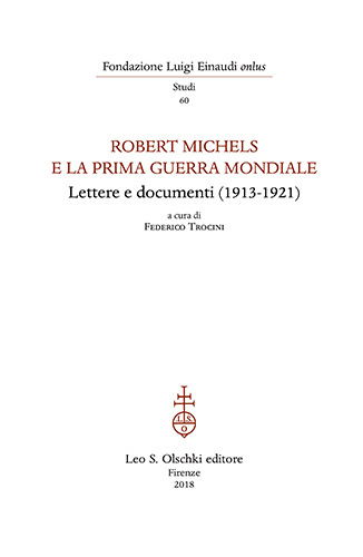 9788822266118-Robert Michels e la prima guerra mondiale.