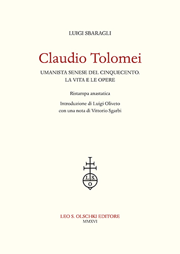 9788822264510-Claudio Tolomei.