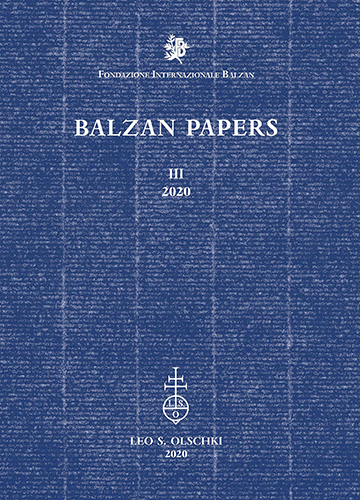 9788822267108-Balzan Papers III. 2020.