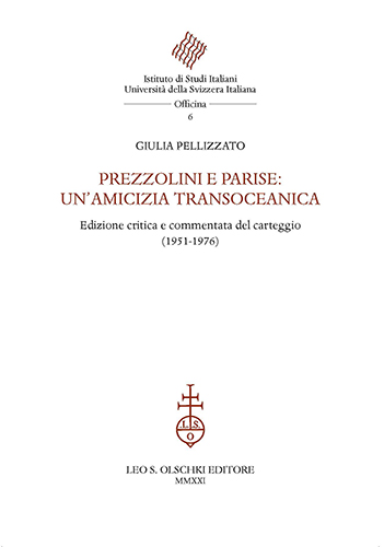 9788822267498-Prezzolini e Parise: un'amicizia transoceanica.