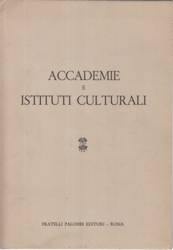 Accademie e istituti culturali