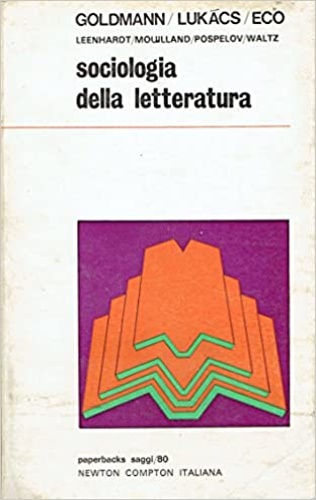 Sociologia della letteratura.