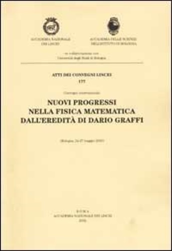 9788821808685-Nuovi progressi nella fisica matematica dall'eredità di Dario Graffi.