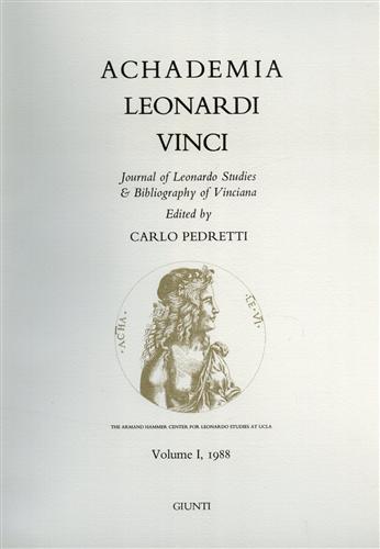 Achademia Leonardi Vinci. Journal of Leonardo Studies and Bibliography of Vincia