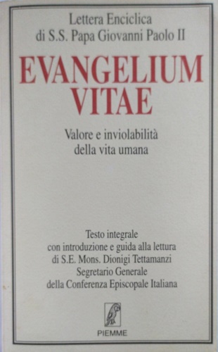 9788838423659-Evangelium vitae. Valore e inviolabilità della vita umana.