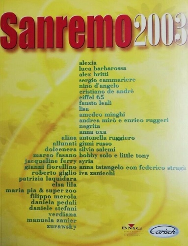 9788850703333-Sanremo 2003.