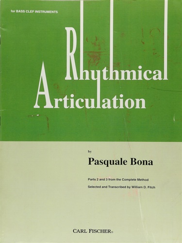 Rhytmical Articulation. Parts II and III from the Complete Method. (For bass cle