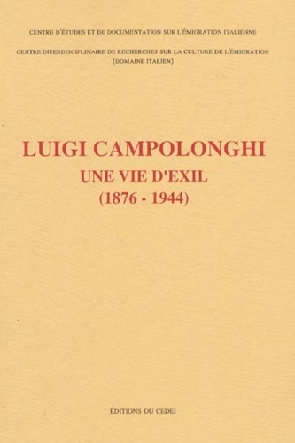 9782953030020-Luigi Campolonghi. Une vie d'exil (1876-1944).