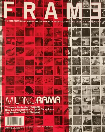 Frame international magazine on interior architecture and design: Jul-Ago 2003.