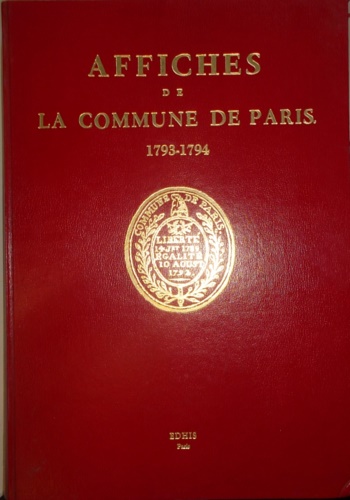 Affiches de la Commune de Paris 1793-1794.