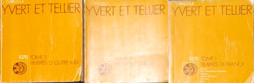 Catalogue Yvert et Tellier.