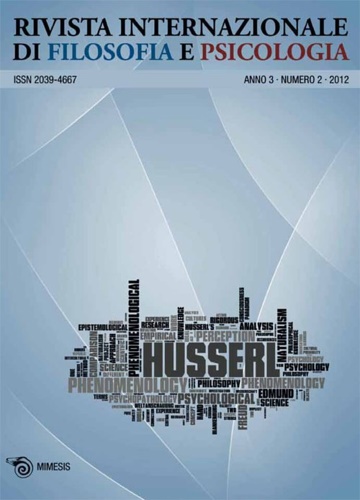 9788857518923-Rivista Internazionale di Filosofia e Psicologia. Anno 3, Numero 2, 2012.