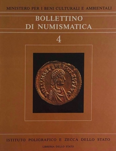 Bollettino di Numismatica 4.