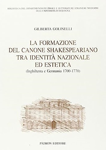 9788855527149-La formazione del canone Shakespeariano tra identità nazionale ed estetica.