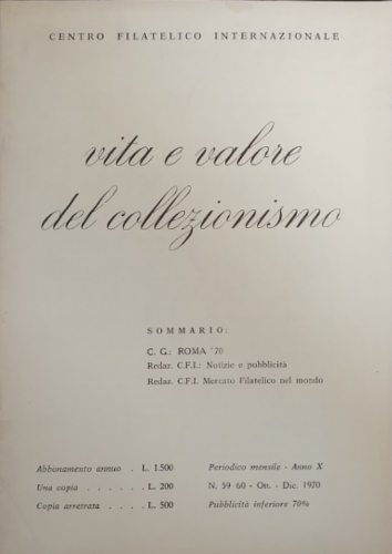 Vita e valore del Collezionismo.