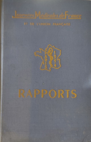 Livre de rapports. Paris 21-25 avril 1954.