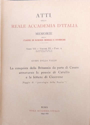 La conquista della Britannia da parte di Cesare attraverso le poesie di Catullo