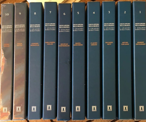 Enciclopedia della musica. I grandi direttori. Completa in 10 cofanetti.