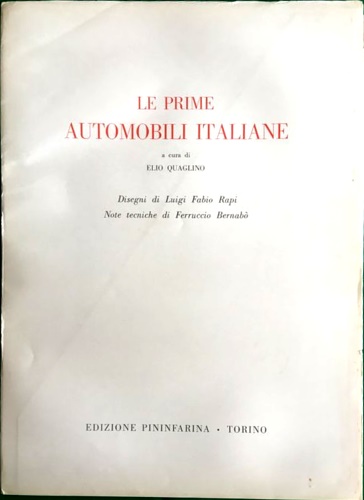 Le prime automobili italiane.