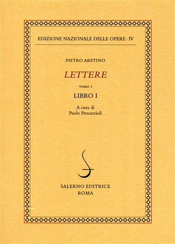 9788884022288-Lettere. Tomo I, Libro I.