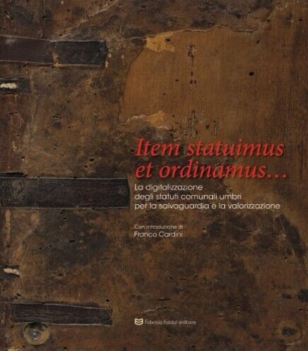 9788867781690-Item statuimus et ordinamus...