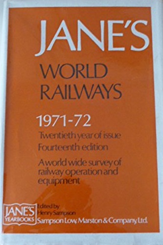 Jane's World Railways 1971-72.