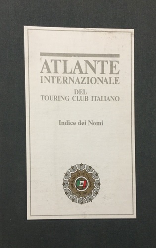 Atlante internazionale del Touring Club Italiano.