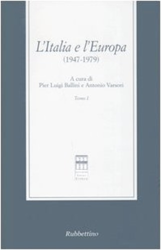9788849809916-L'Italia e l'Europa 1947- 1979.  Tomo I.
