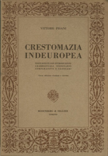 Crestomazia Indeuropea.