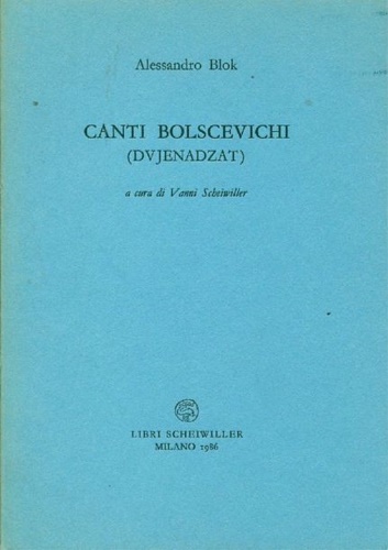 9788876440588-Canti bolscevichi (Dvjenadzat).