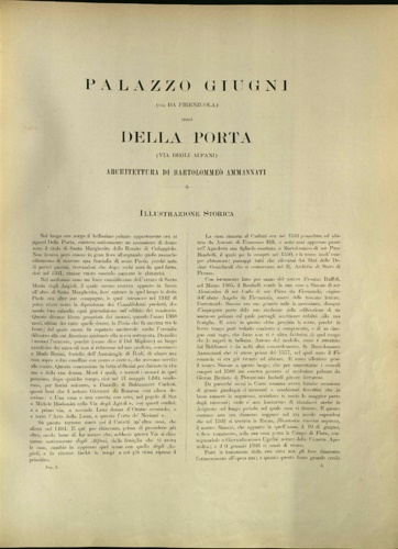 Raccolta delle migliori fabbriche antiche e moderne di Firenze.