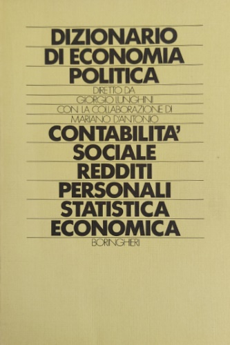 9788833950051-Contabilità sociale. Redditi personali. Statistica economica.