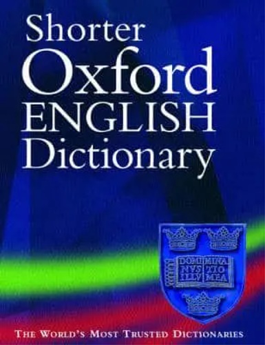 9780198605751-Shorter Oxford English Dictionary On Historical Principles.