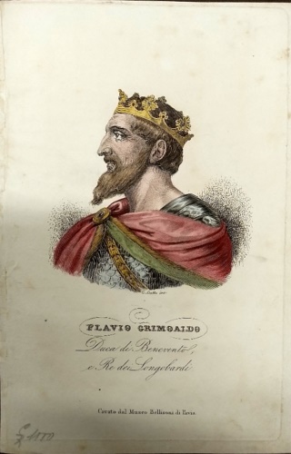 Flavio Grimaoldo. Duca di Benevento e re dei Longobardi.