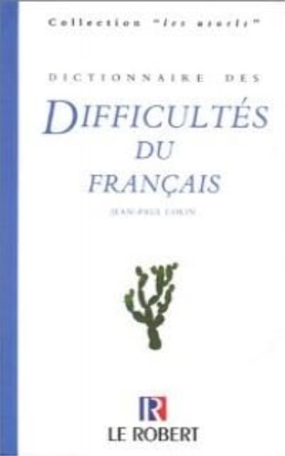 9782850364594-Dictionnaire Des Difficultes (Le Robert).