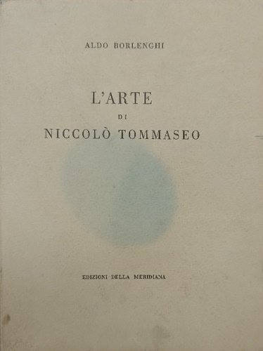 L'arte di Niccolò Tommaseo.