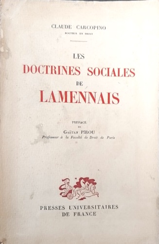 Les doctrinec sociales de Lamennais.