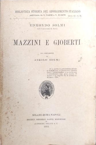 Mazzini e Gioberti.