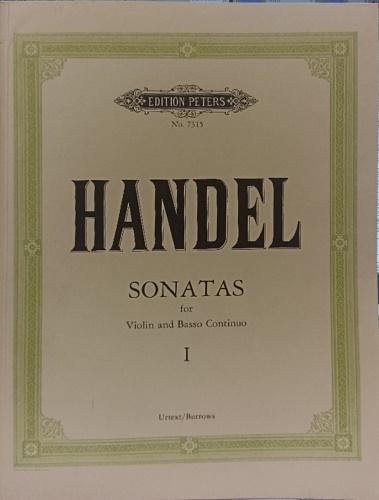 Sonatas for Violin and Basso Continuo. Volume I. (Contiene lo spartito generale,